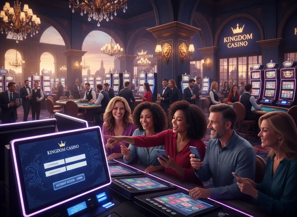 Kingdom casino login guide for account access