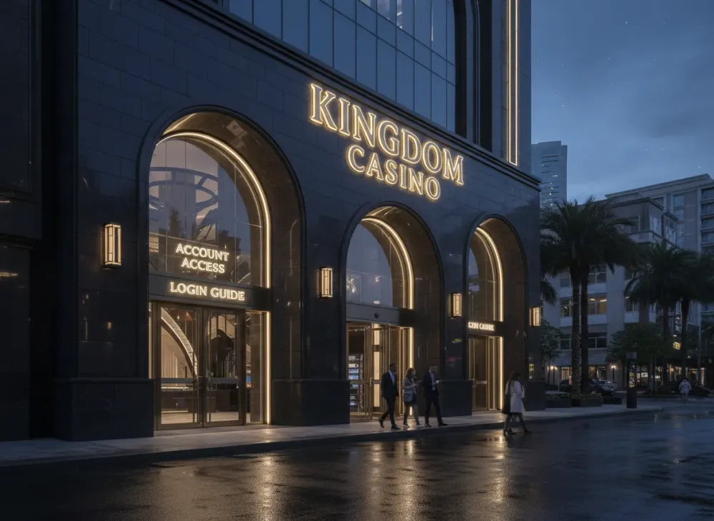 Kingdom casino login guide for account access